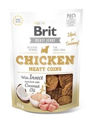 Brit Care - Brit Jerky Chicken With Insect Meaty Coins 80 Gr
