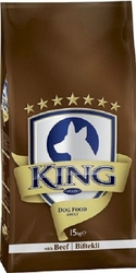 King - King Plus Beef Dog Biftekli Yetişkin Köpek Maması 15 Kg