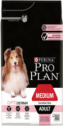 Pro Plan - Pro Plan Medium Sensitive Skin Somonlu Yetişkin Köpek Maması 3 KG