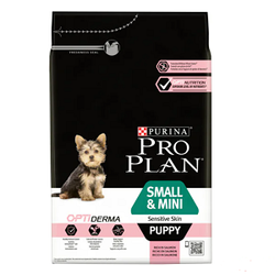Pro Plan - Pro Plan Puppy Small&Mini Sensitive Skin Somonlu 3 Kg