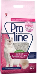 Proline - Proline Bentonit Bebek Pudralı Kedi Kumu 10 LTx2
